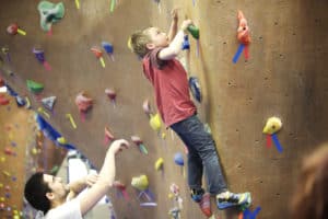 kid climbing